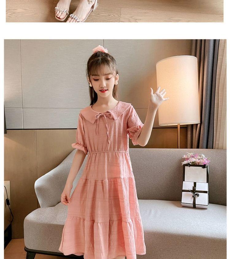 SHUANGYAN Cô gái mùa hè đầm mùa thu 2023 triều trung bé công chúa váy nàng tiên trung bình dài váy