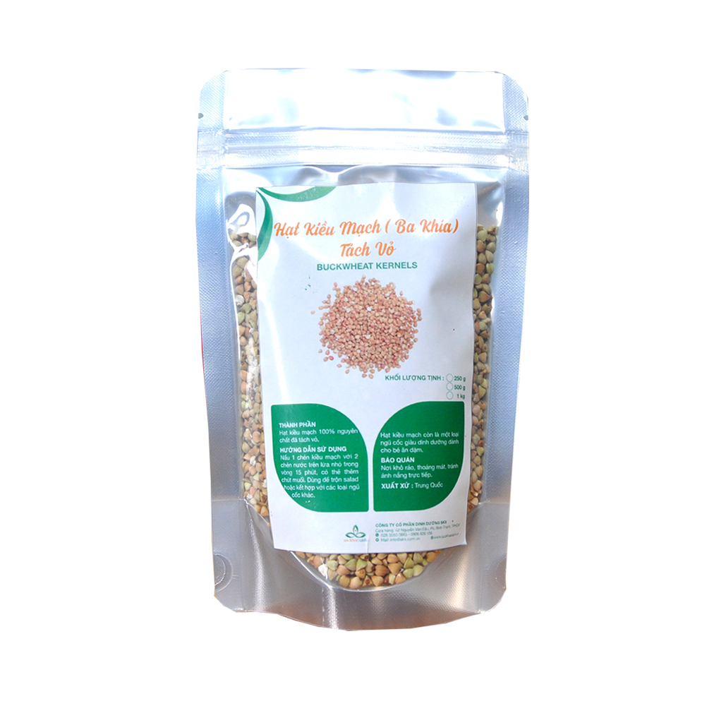 Nhân Hạt Kiều Mạch (Ba Khía) Sức Khỏe Xanh Giàu Dinh Dưỡng Túi 250g Nhập khẩu chính ngạch từ Trung Quốc