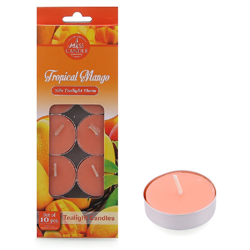 Hộp 10 Nến Thơm Hương Kẹo Ngọt Ngào Miss Candle FtraMart NQM0147