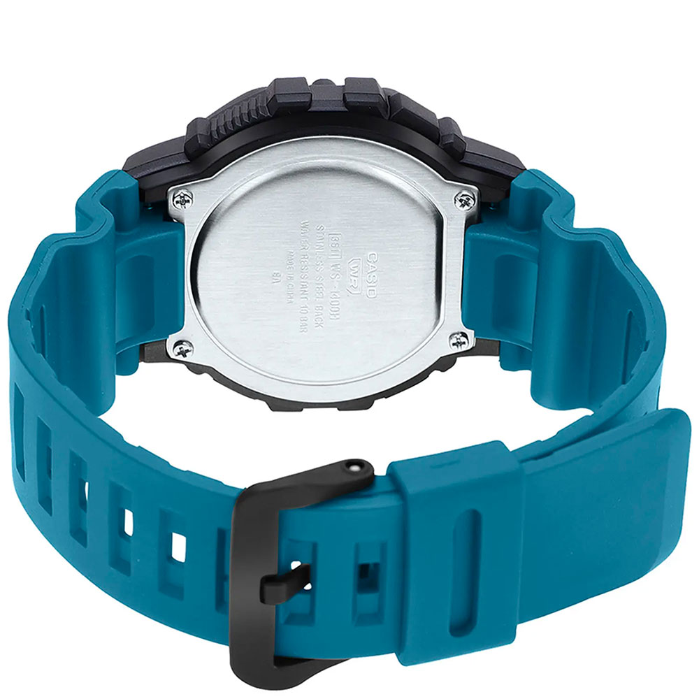 Casio WS-1400H-3AVDF – Nam – Kính nhựa – Quartz – Dây Cao Su – Mặt Số 44.5mm
