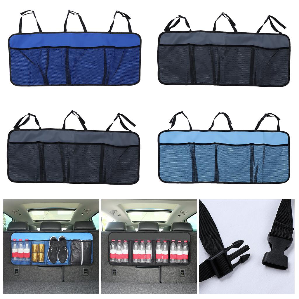 Auto Backseat Bag Car Trunk Organizer Storage Bag Mesh Net Pocket