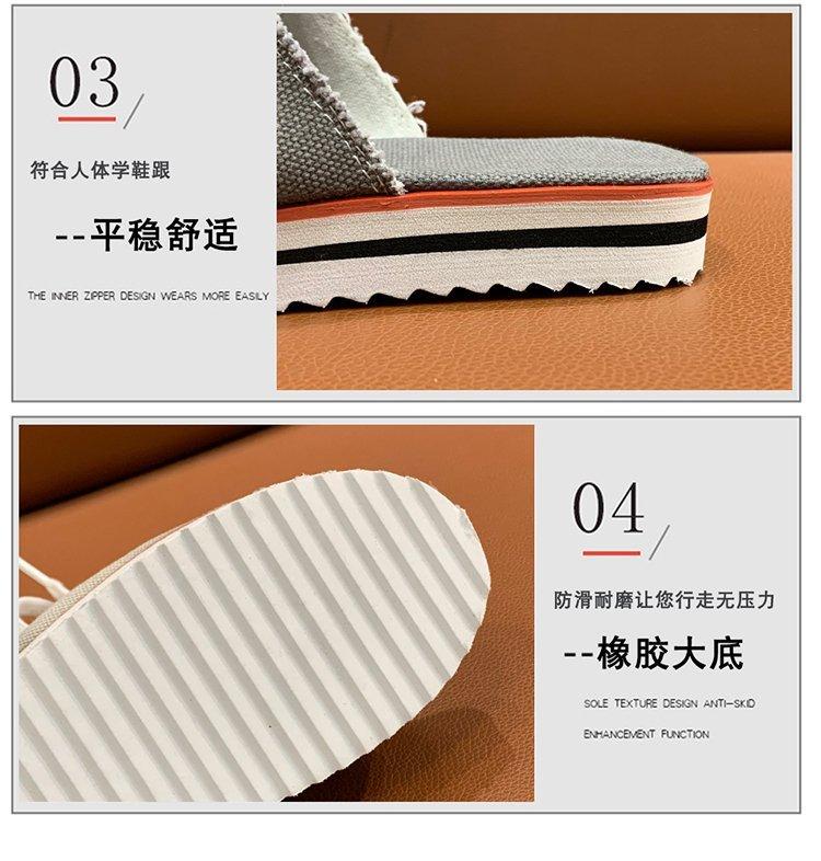 Dép Vải Canvas Đế Bằng Mũi Tròn Phối Dây Thắt Sành Điệu Cho Nữ