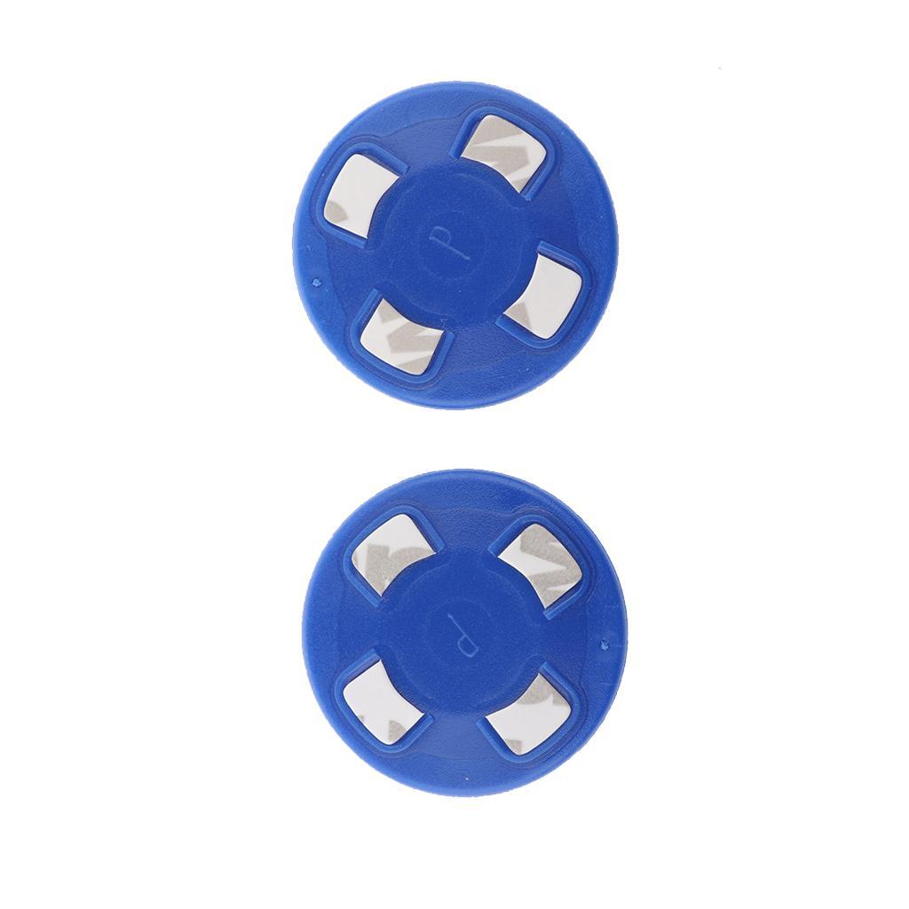 2Pcs ABS Buttons Joystick Thumbstick Caps D-Pad For Controller Blue