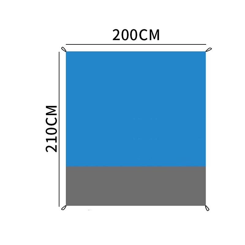 Thảm Cắm Trại Chống Nước Đi Biển Chăn 2X2.1M Túi Chống Nước Di Động Nhẹ Thảm Dã Ngoại Ngoài Trời Thảm Cát Đi Biển Thảm giường