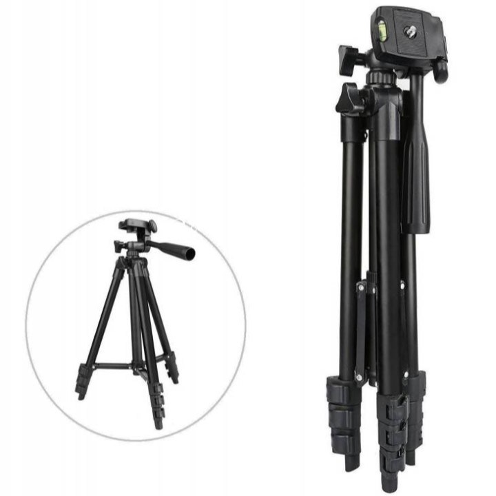 Gậy Chụp Hình, Chụp ảnh 3 chân Tripod 312O Cao cấp - Tặng Kẹp Smartphone