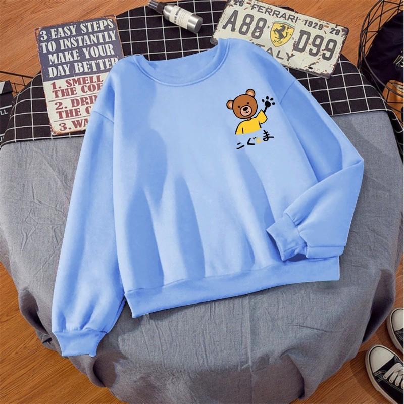 ÁO SWEATER IN GẤU DỄ THƯƠNG