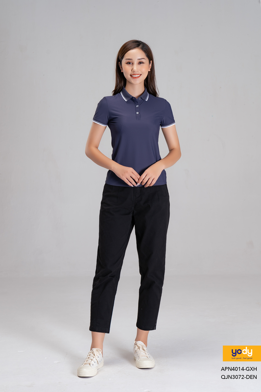 Quần Jean Kaki Nữ YODY Cạp Cao Tôn Dáng Thoải Mái Khi Vận Động - QJN3072