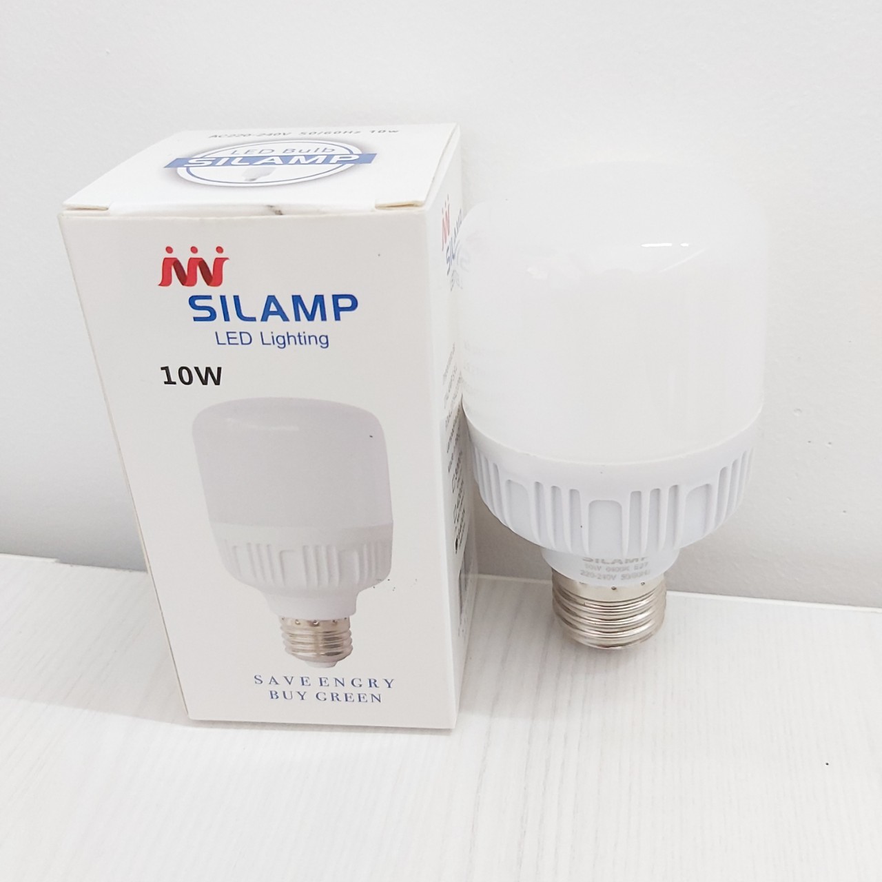 BÓNG ĐÈN BÚP TRỤ 10W ĐUÔI E27 - ÁNH SÁNG TRẮNG