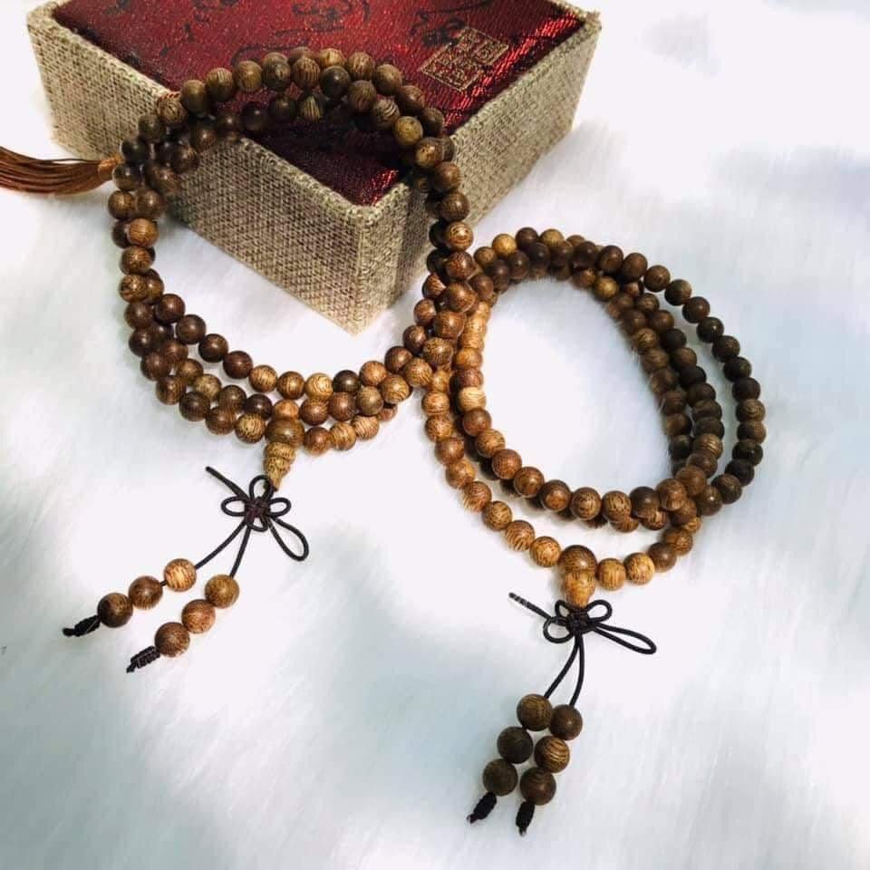 VÒNG TAY TRẦM HƯƠNG 108 HẠT - LINH MỘC HƯƠNG