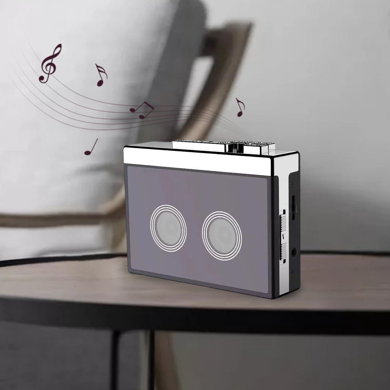 Cassette Player FM Retro Rechargeable Portable Tape Player Cassette  for News