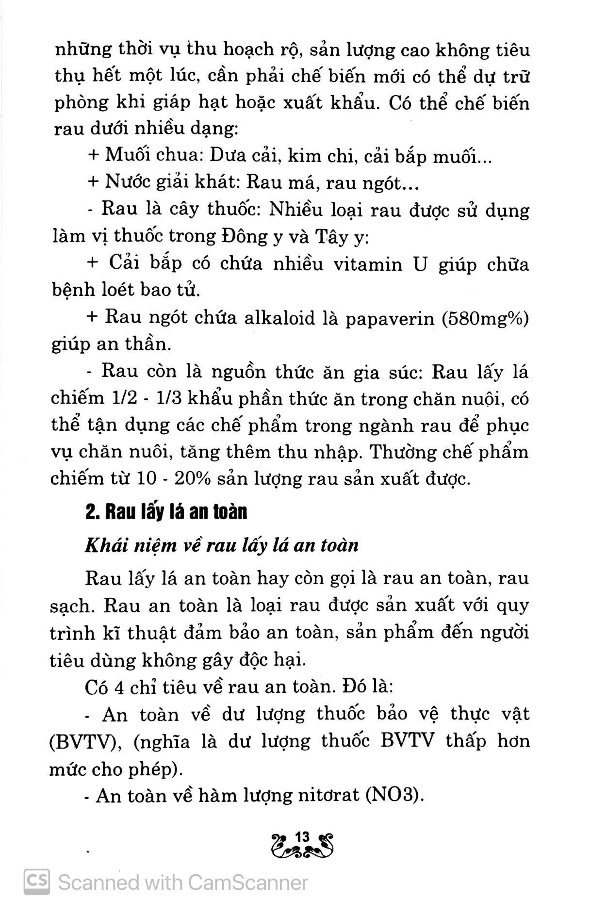 Kỹ Thuật Trồng Và Chăm Sóc Rau Lấy Lá