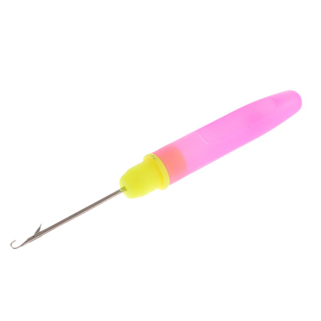 5pcs Crochet Latch Hook Lock Needles Awl Set Dreadlock Tools Carpet Making