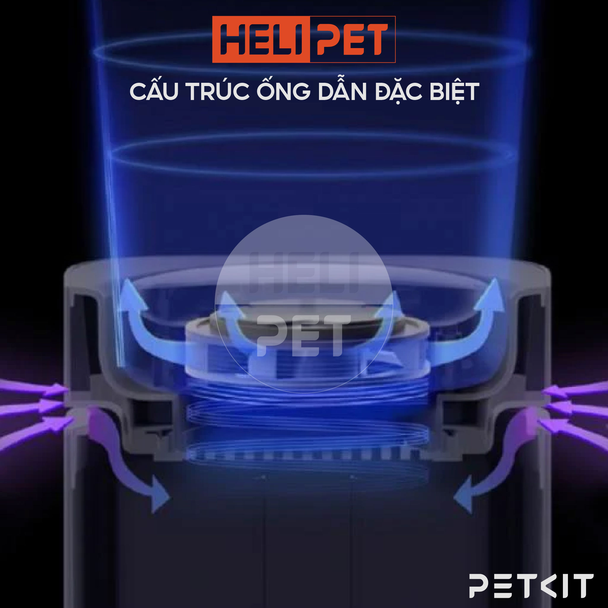 Máy Khử Mùi, Diệt Khuẩn Thông Minh Petkit Air MagiCube Kết Nối App- HeLiPet