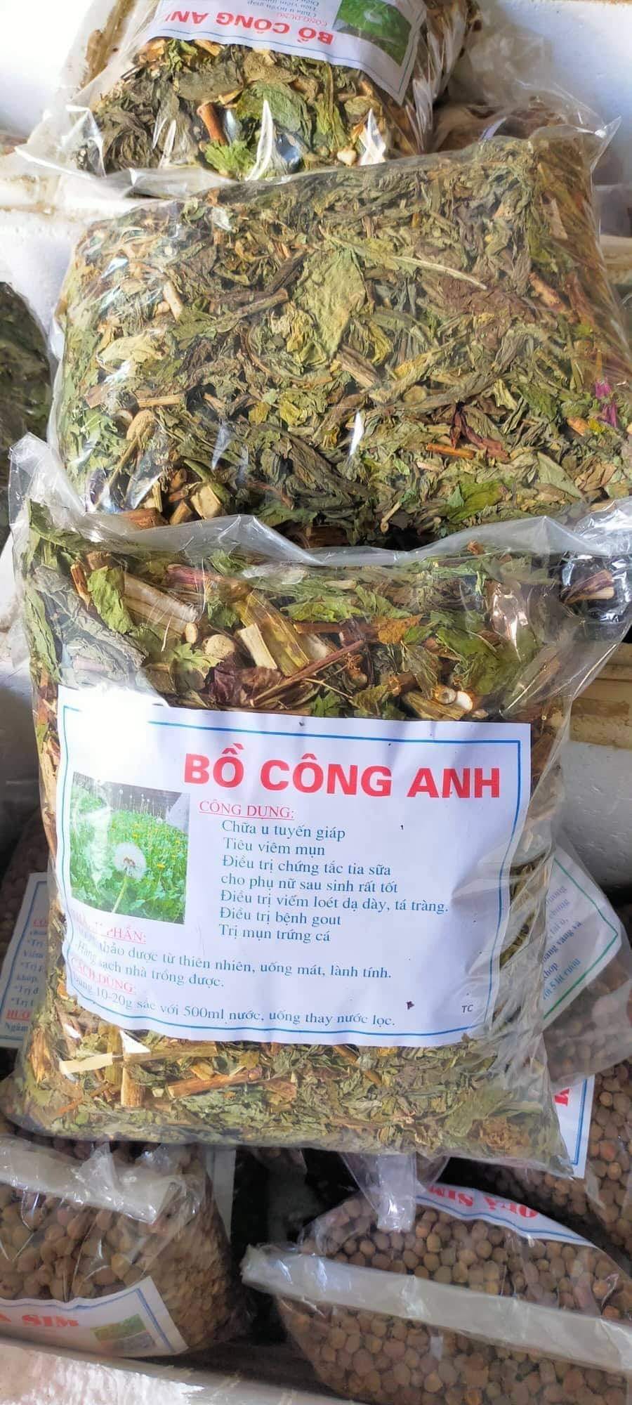 Lá bồ công anh khô