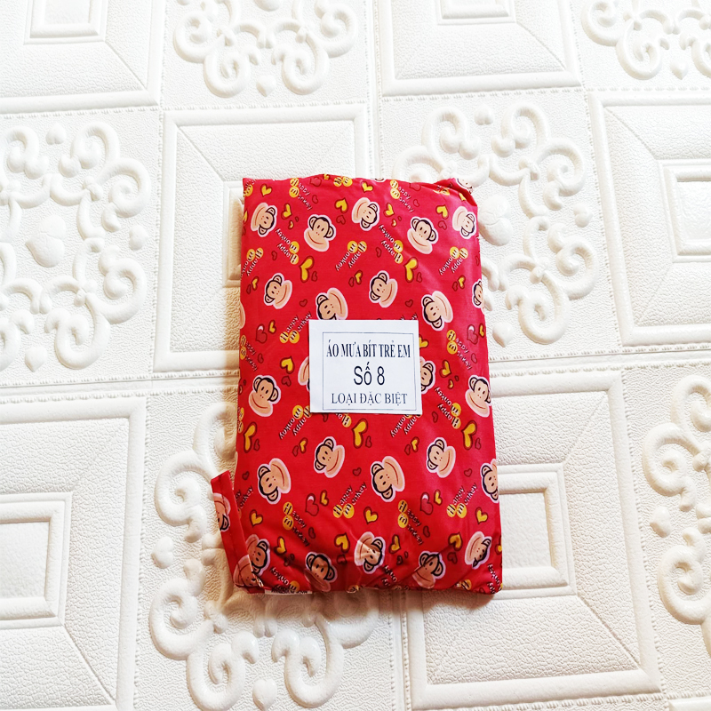 Áo Mưa Bít Trẻ Em Vải Dù Siêu Dày Hàng Việt Nam, Chống Thấm Nước, Phơi Mau Khô Ráo, Che Kín Người An Toàn Cho Bé, Có Lựa Chon Size