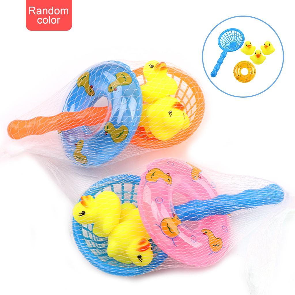 Cute Plastic Floating Duck Bath Toy Game Games Animals Soft Toy Water Fun