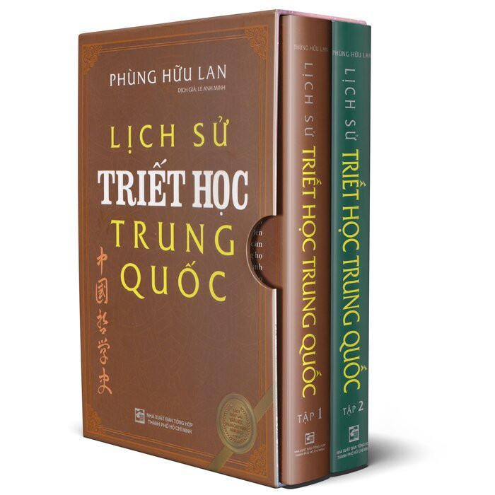 (Bộ Hộp 2 Tập) Lịch Sử Triết Học Trung Quốc - Phùng Hữu Lan - (bìa cứng)