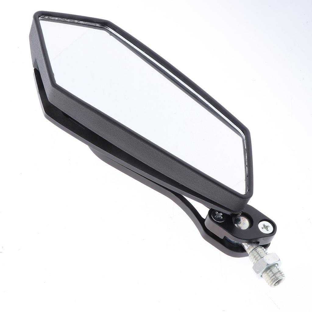2pcs Universal Motorbike Scooter Moped 8/10mm Rear View Mirror Red for ATV