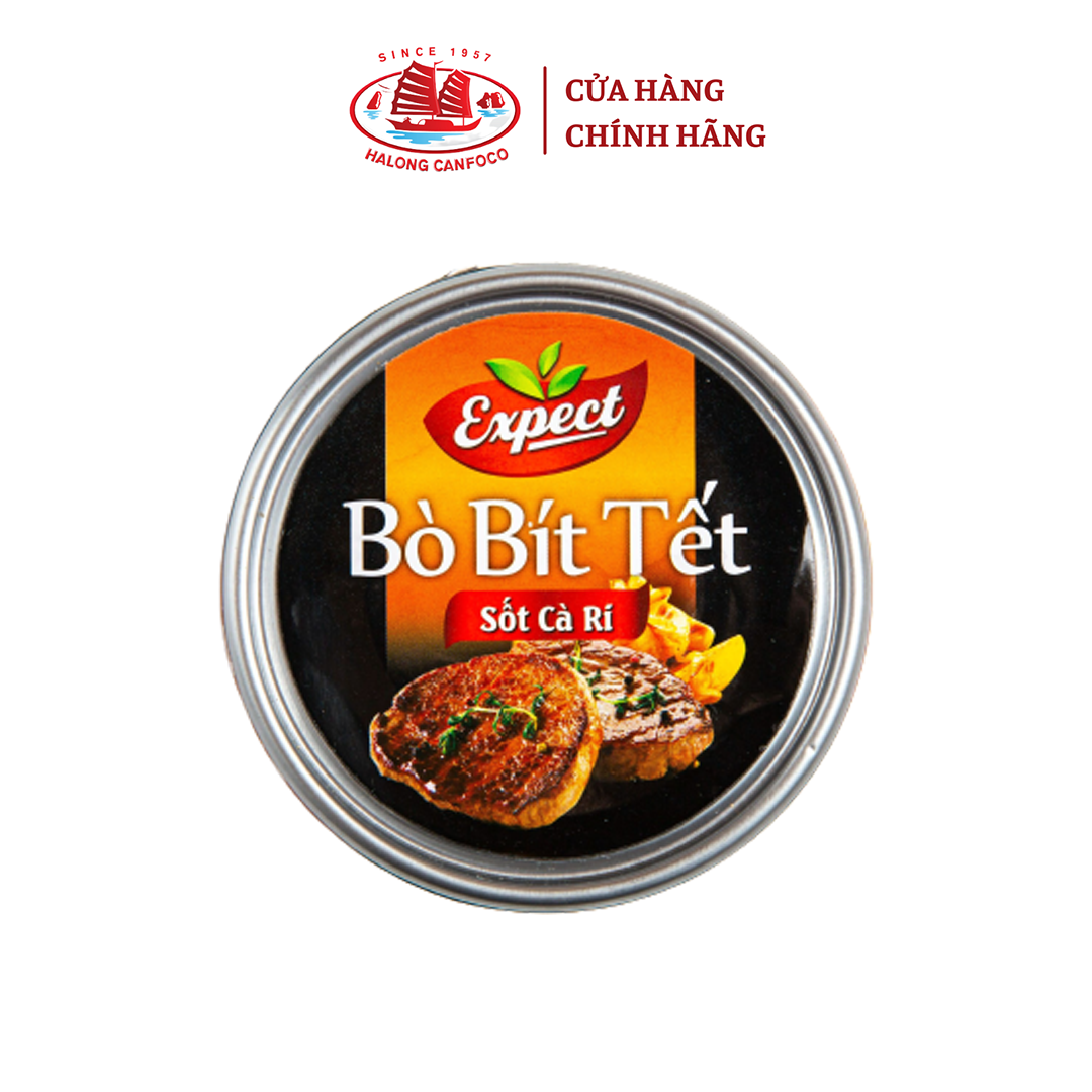 Bò Bít Tết Sốt Cà Ri Expect 150G - Đồ hộp Hạ Long (DATE: 10/2024)