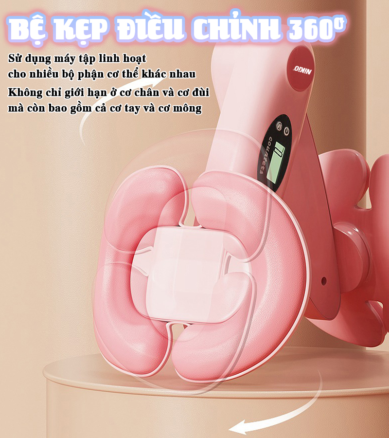 Máy tập cơ chân, cơ đùi Nikio NK-06C - Tích hợp bộ đếm thông minh