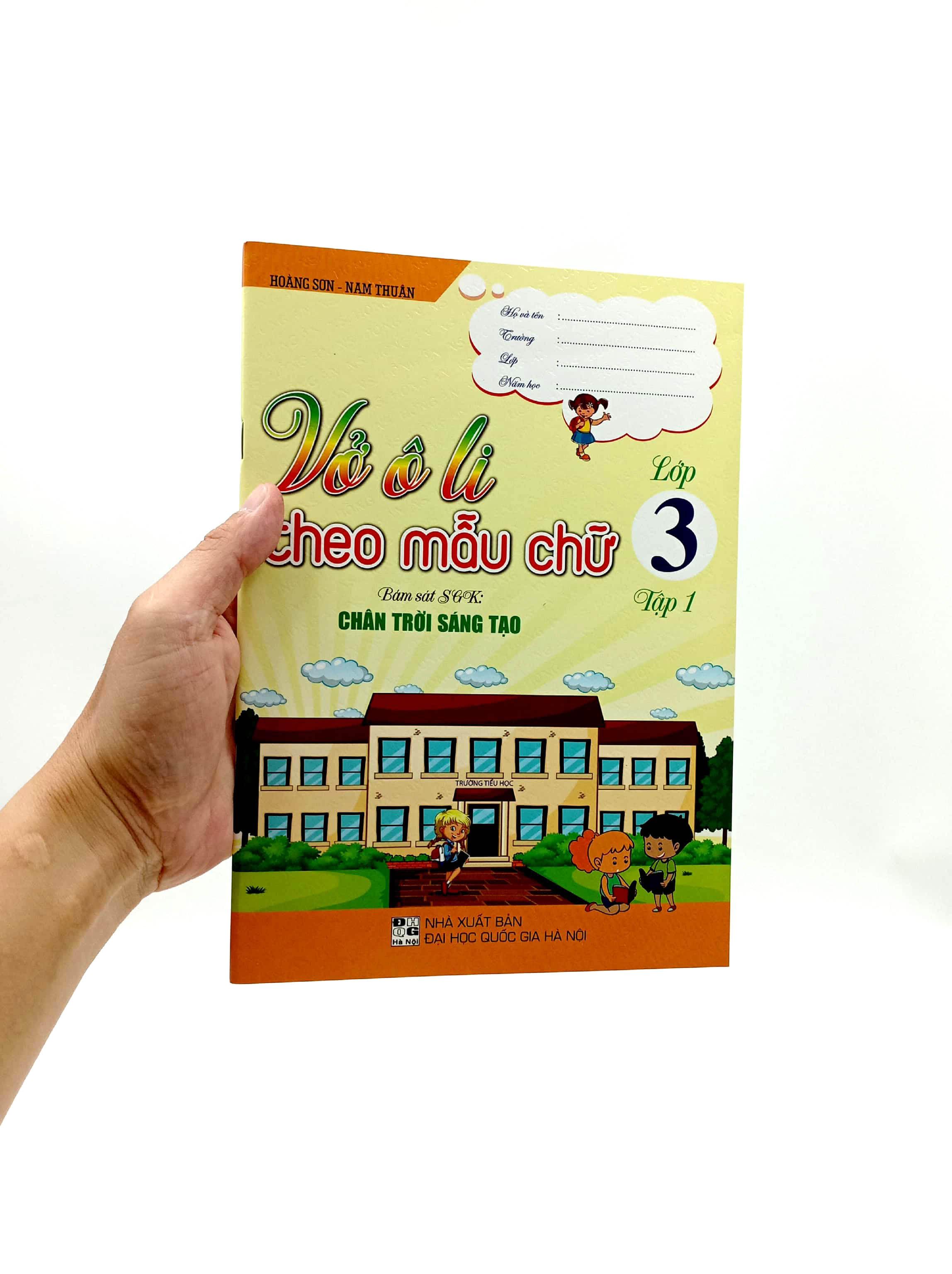 Vở Ô Li Theo Mẫu Chữ 3 - Tập 1 (Bám Sát SGK Chân Trời Sáng Tạo)