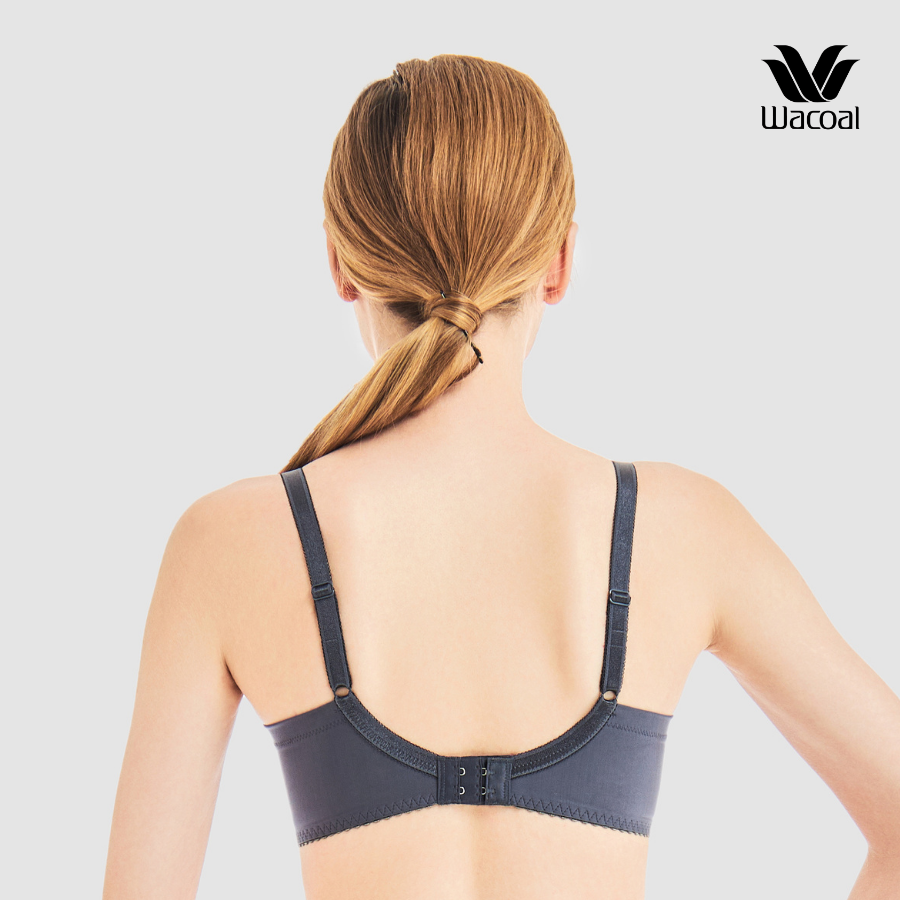 Áo lót Wacoal VAB3581, có gọng, mút mỏng túi khí air pad nâng đẩy, khoét sâu deep V, ren, dây liền