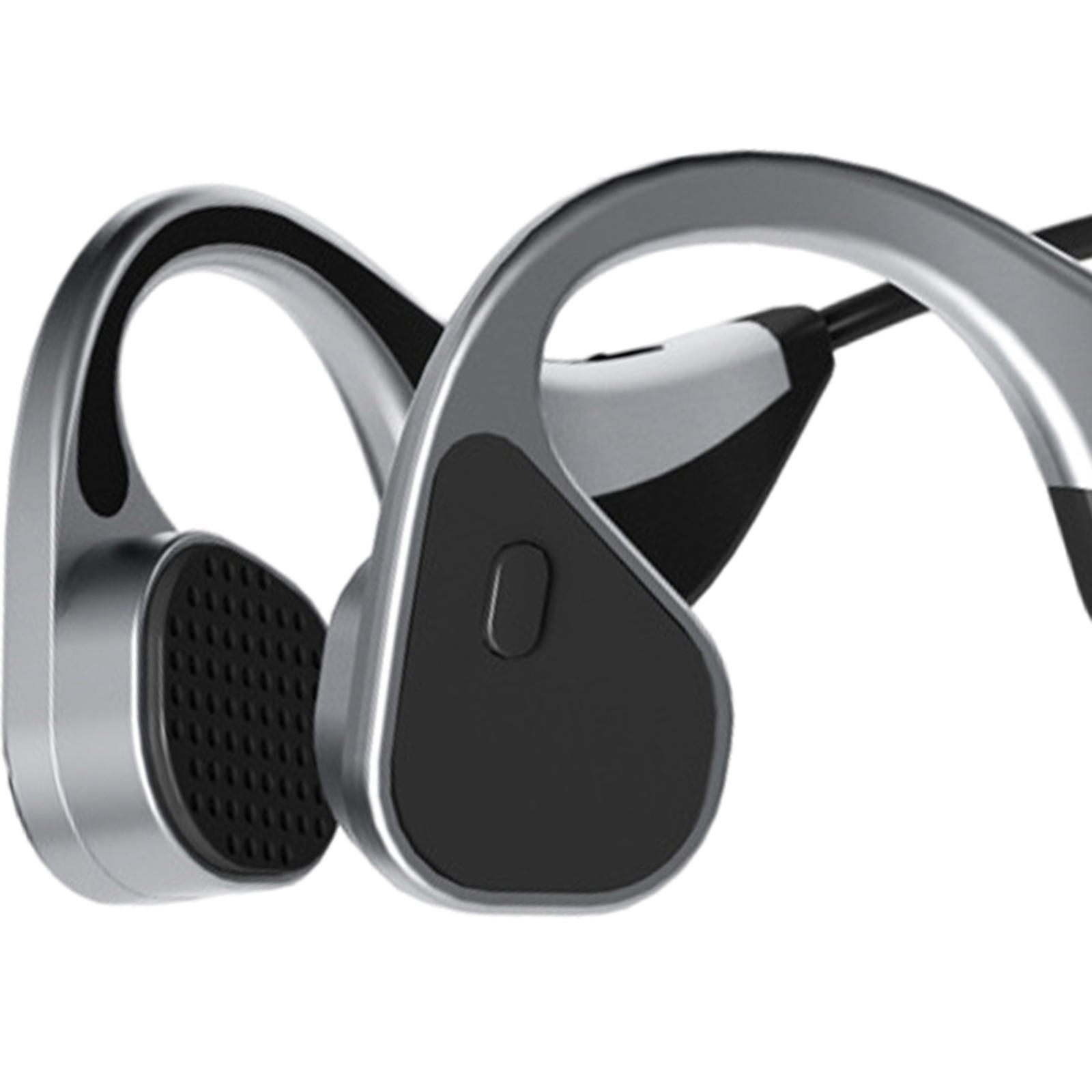 Bone Conduction Swimming Headphones Bluetooth 5.0 IP67 Waterproof Wireless Open Ear Headset for Swimming Running Cycling Driving Gym