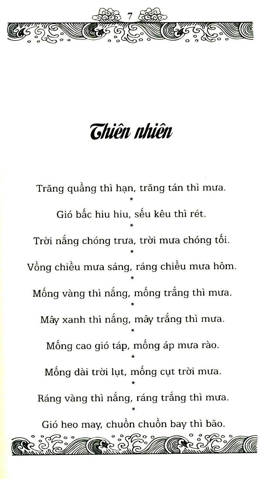 Tục Ngữ Ca Dao Việt Nam