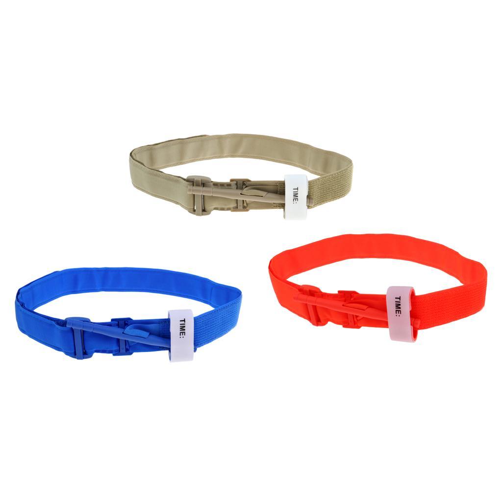 Outdoor Hiking Emergency Rescue Bandage Tourniquet Buckle First Aid Quick Slow Release