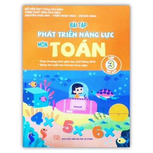 Sách - Combo Bài tập phát triển năng lực môn Toán lớp 3 - Tập 1 + 2