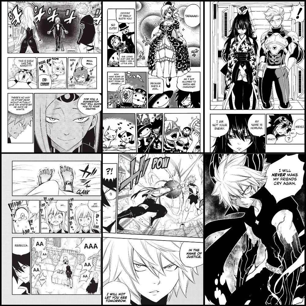 Bộ 6 Poster anime Edens Zero - Hội Pháp Sư Và Thánh Thạch Rave - A3,A4,A5