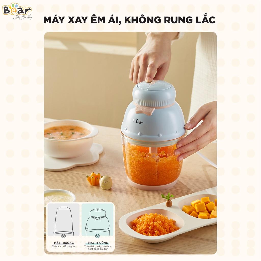 Máy xay ăn dặm 0,6L Bear B06V1 - Đa năng, tiện dụng cho bé - Hàng nhập khẩu