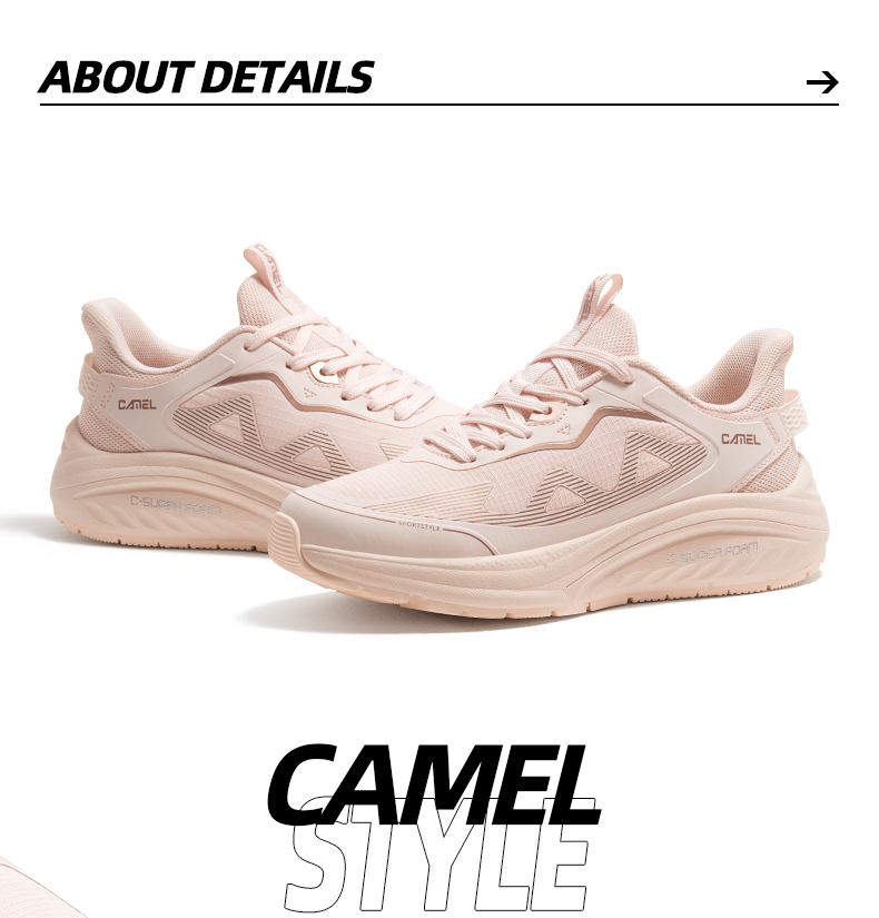 Giày thể thao nữ CAMEL giày chạy bộ thể thao nam giảm xóc nhẹ thoáng khí giày nữ thường ngày