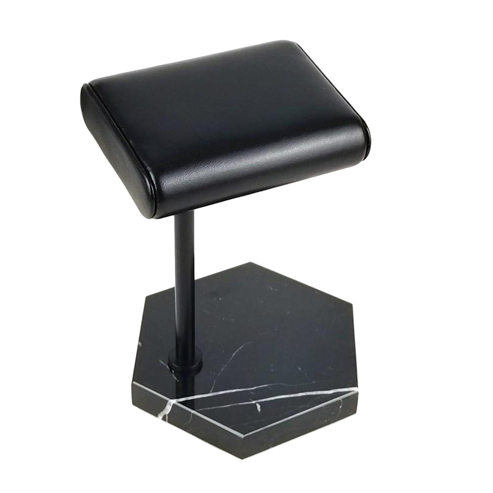 Watch Stand, Jewelry Holder Stand, PU Leather & Marble Watch Display Stand for Watches, Jewelry, Bracelets and Bangles