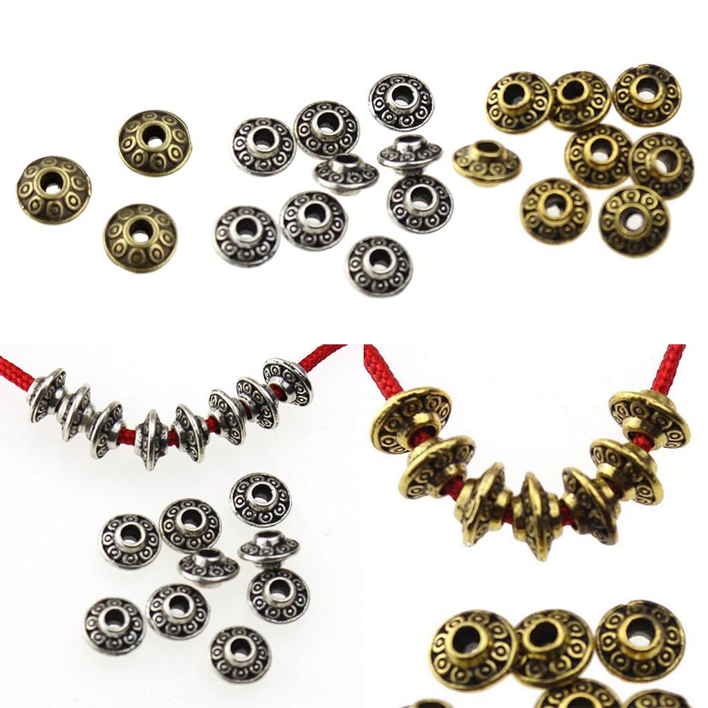 100Pcs  Style Spacer Beads Accessories DIY Jewelry Making