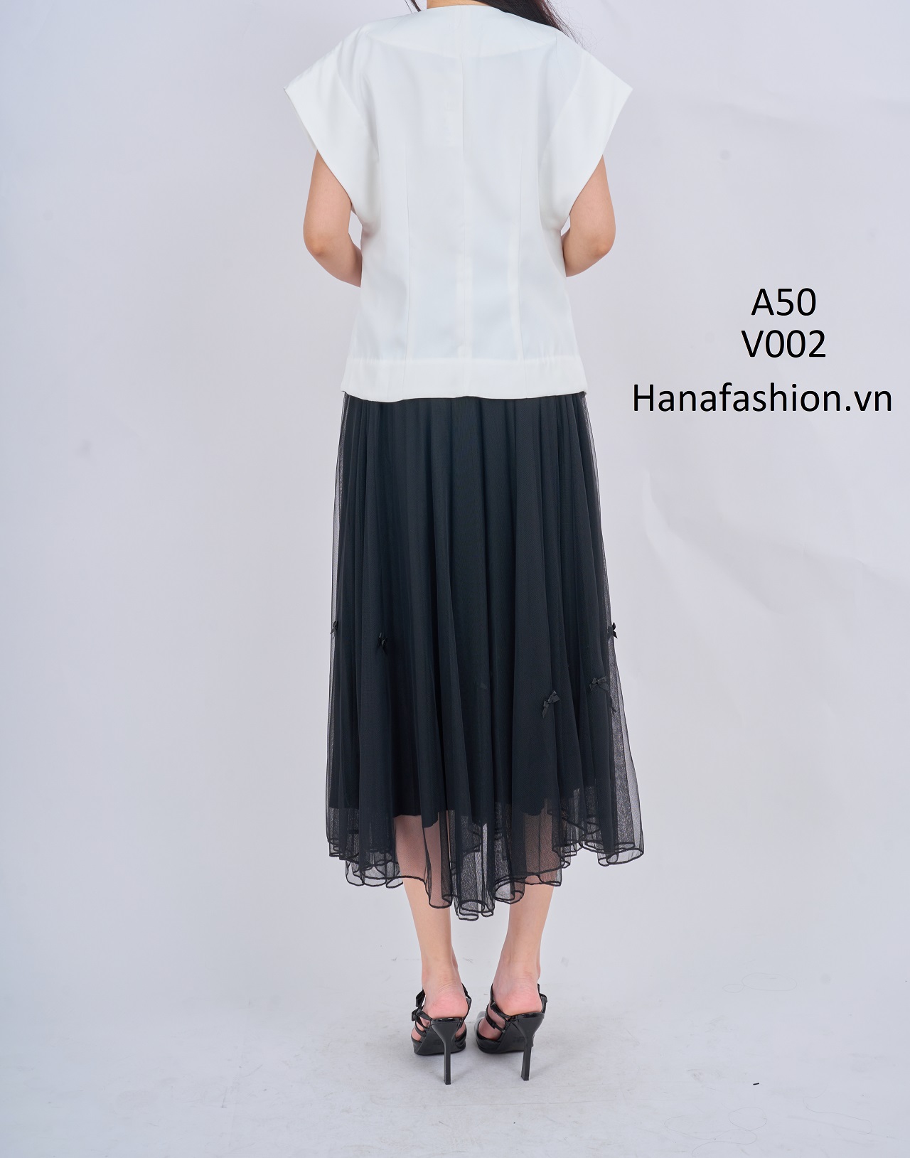 Váy xoè điều đà hoạ tiết -V02