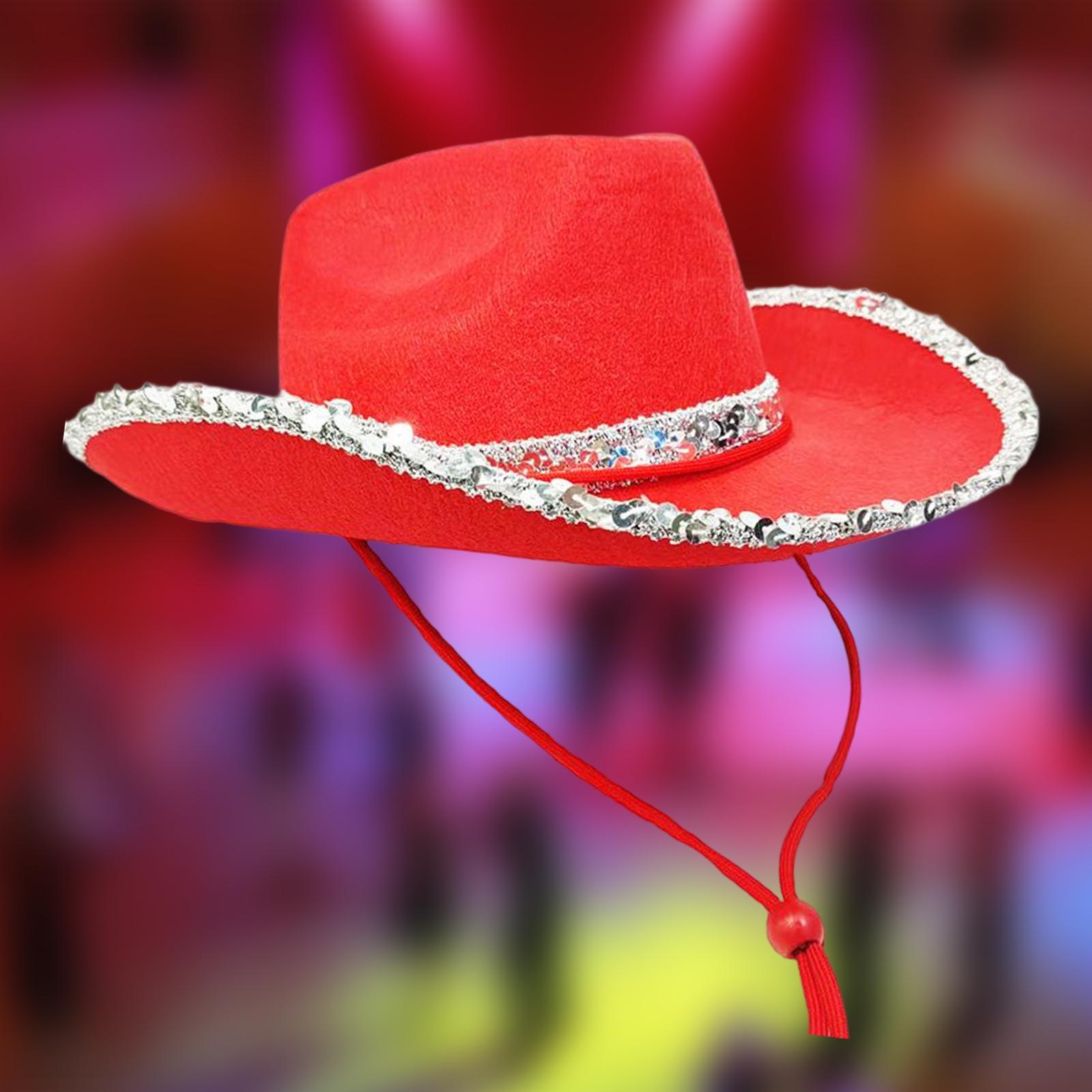 Western Cowboy Hat Fedoras Caps Cowgirl Hat for Summer Outdoor Costumes Accessories