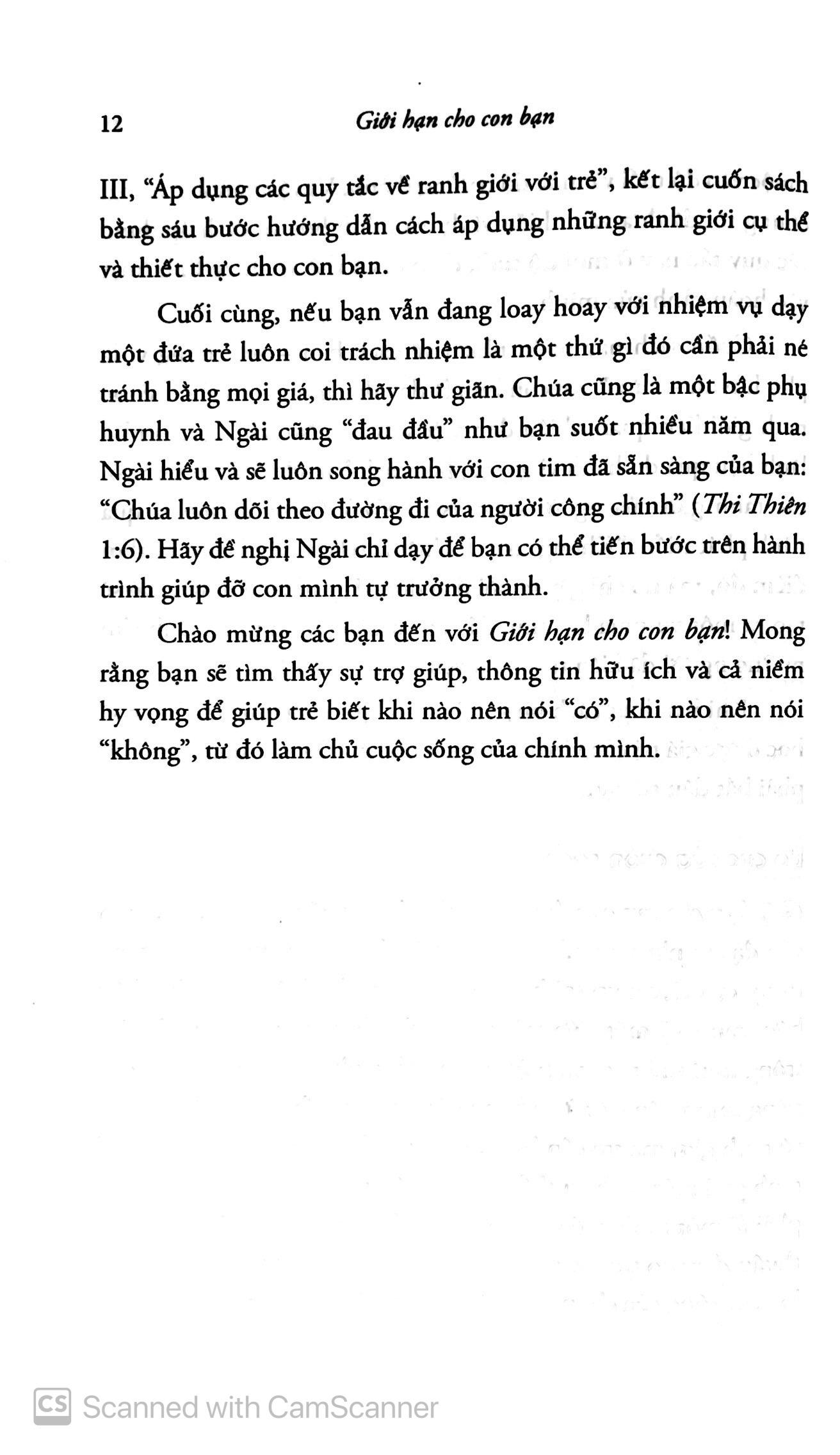 Giới Hạn Cho Con Bạn
