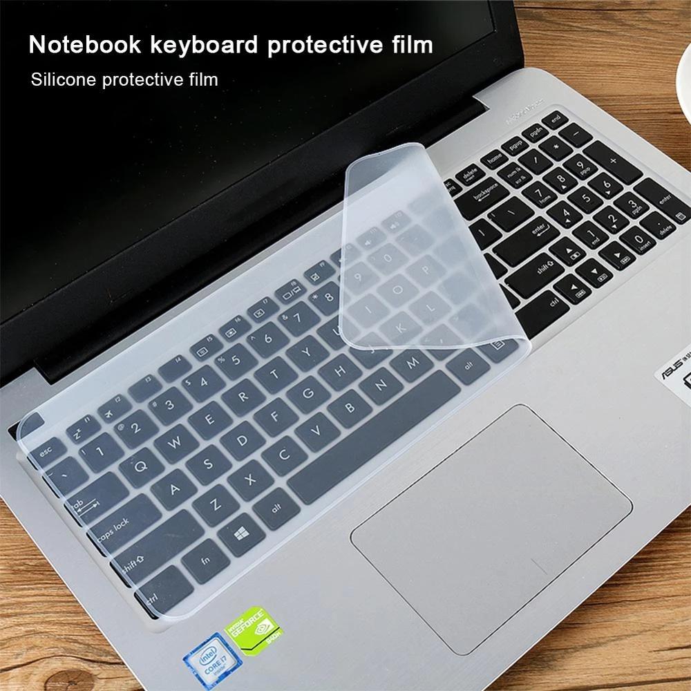 Miếng Phủ Bảo Vệ Bàn Phím Laptop 13-17 Inch Bằng Silicon Chống Thấm Nước Chống Bụi Chất Lượng Cao