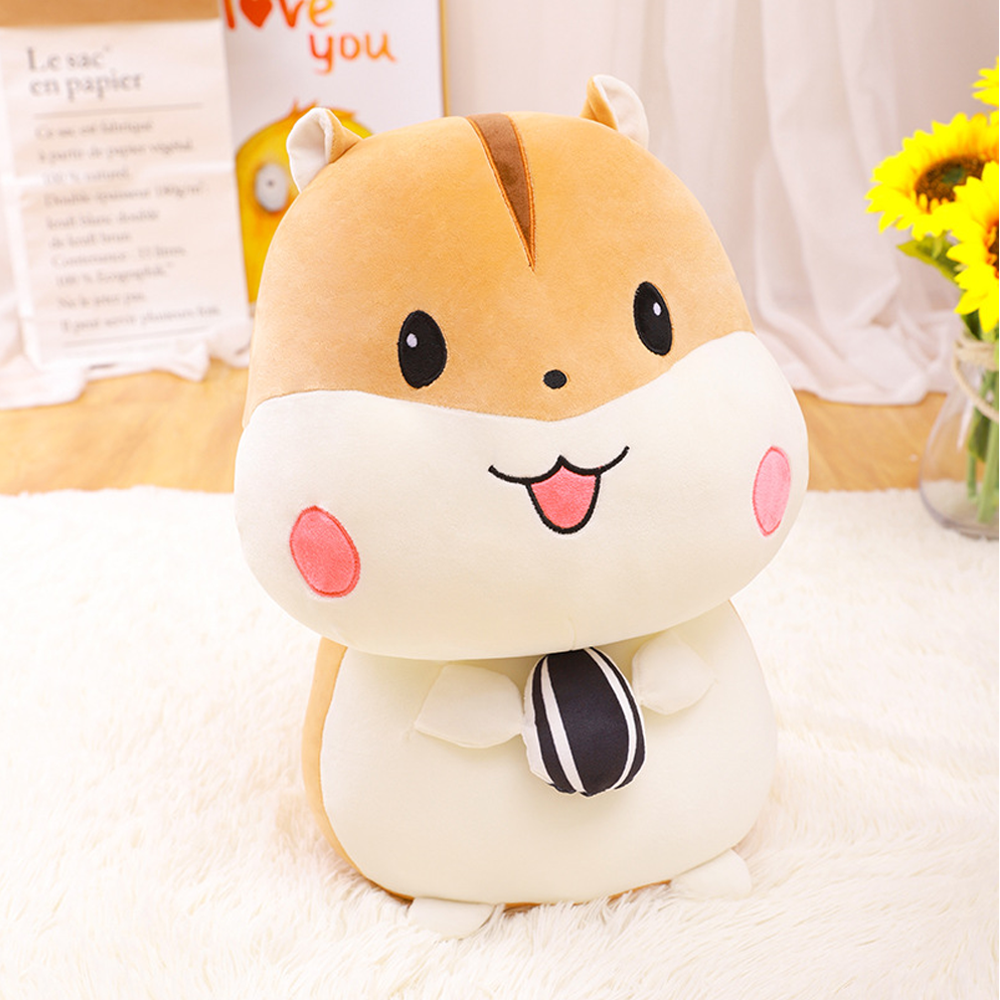 Gấu bông BIGSIZE CHUỘT HAMSTER SIÊU BỰ 50cm dễ thương, đồ chơi thú nhồi bông đáng yêu chất liệu vải nhung co giãn 4 chiều siêu mềm mịn bông gòn cao cấp