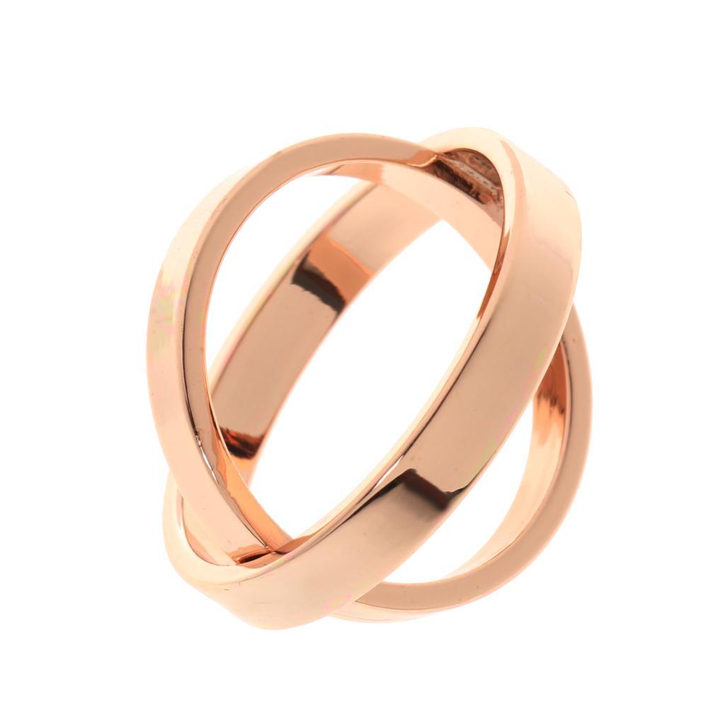 GOLD DOUBLE SCARF BUCKLE HOLDER BROOCH GIFTS