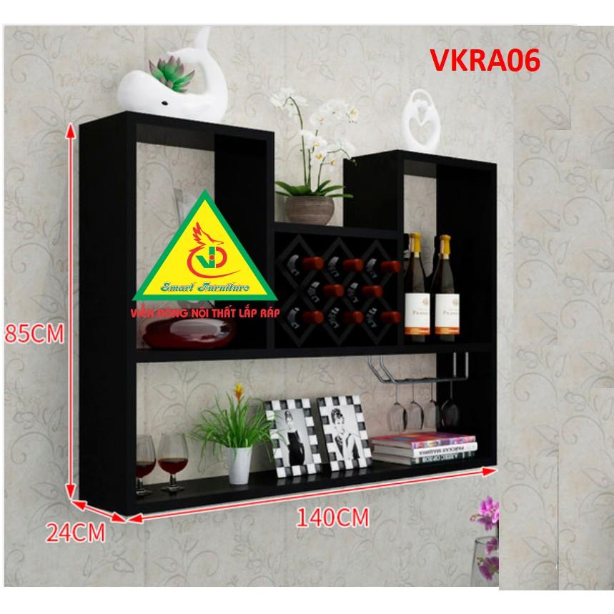 Kệ trang trí treo tường VKRA06A - Nội thất lắp ráp