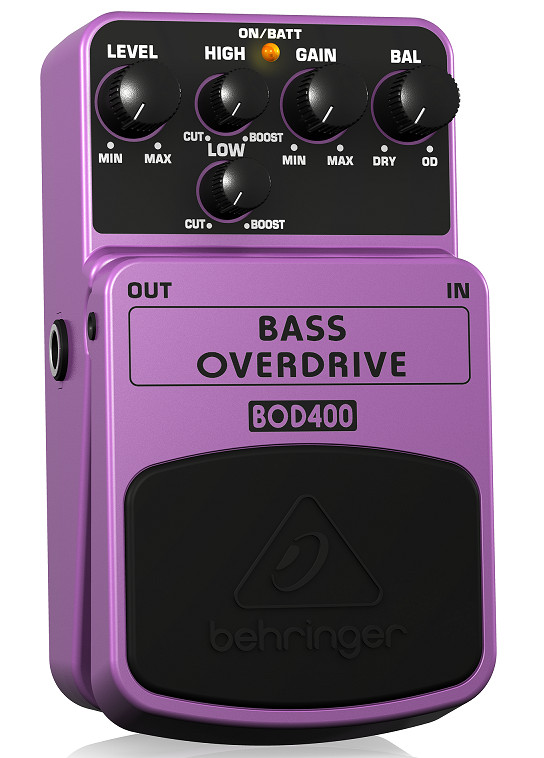 Guitar Stompboxes- PEDAL - Phơ cục - Fuzz - Behringer BOD400 BASS OVERDRIVE-Hàng chính hãng