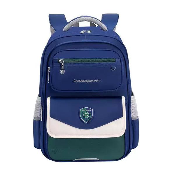 Ba Lô Chống Gù - Sun Eight 22339 - Màu Xanh Navy + Xanh Lá