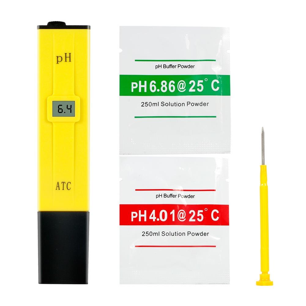 Bút đo độ PH nước ATC thử tính kiềm axit nước chính xác cao Tặng kèm bột hiệu chỉnh
