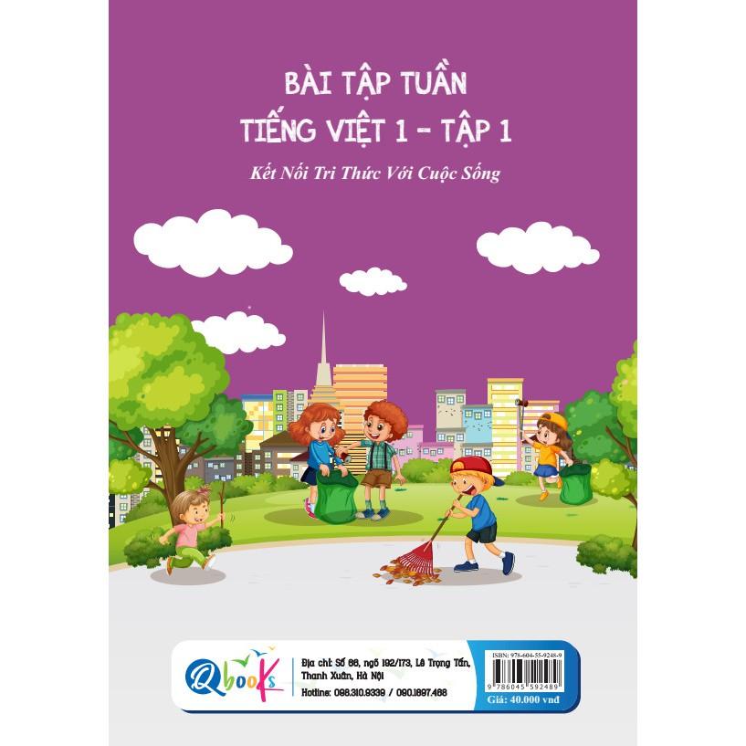 Sách - Bài Tập Tuần Tiếng Việt 1 - Kết Nối Tri Thức Với Cuộc Sống - Tập 1