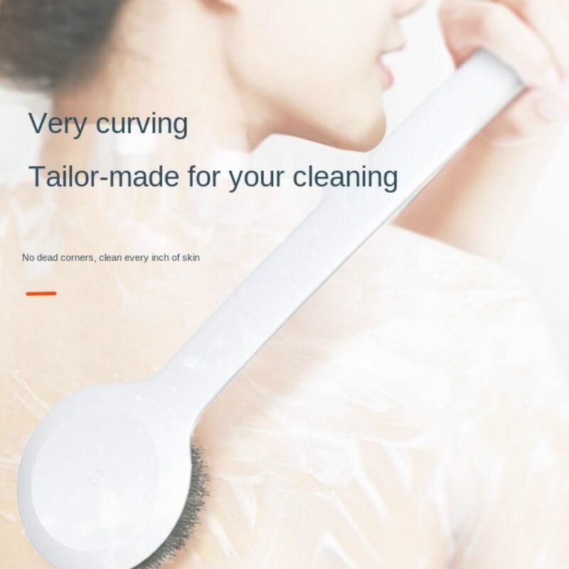 Long-handled Scrubbing Artifact Bath Brush Soft Hair Massage Exfoliation Back Rubbing Bath Brush Lazy Massage Bath Brush