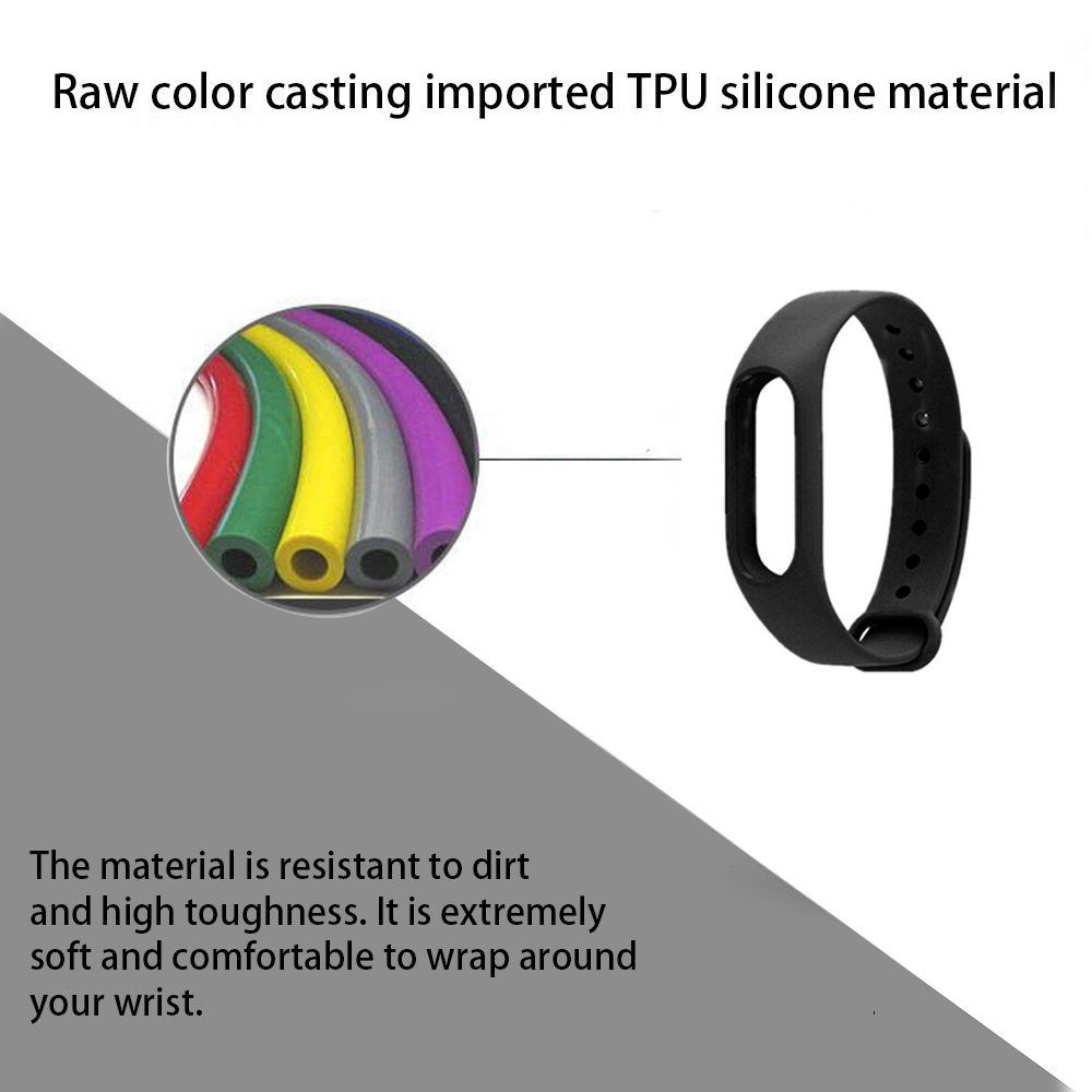 Dây Đeo Đồng Hồ Thông Minh Chất Liệu Silicone Thoải Mái Độ Đàn Hồi Cao