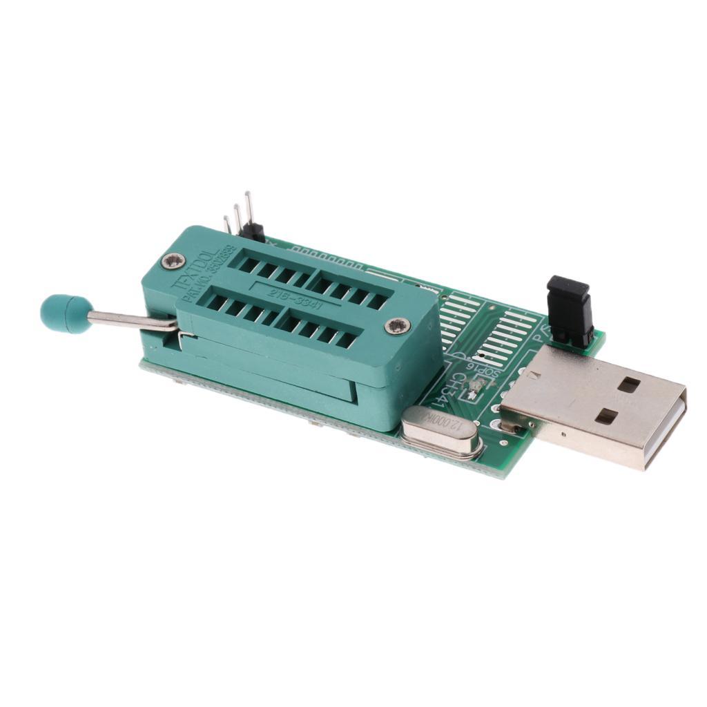 2 Pcs Pins CH341A Programmer USB Motherboard Routing LCD Bios Board 24 25