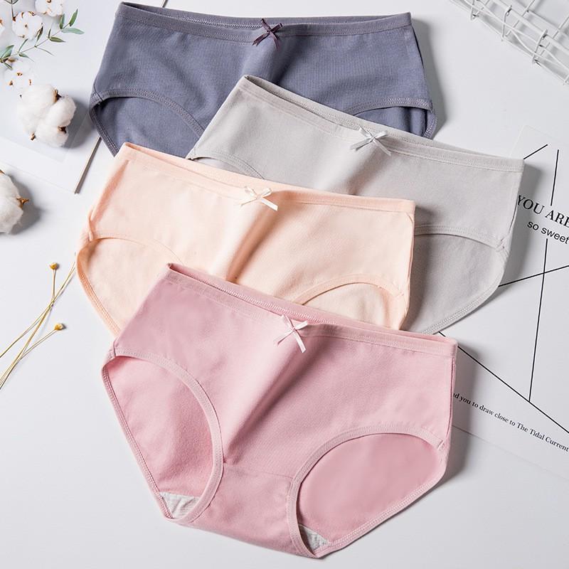 Quần Lót Cotton Basic Cạp Nơ QL31